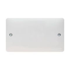 Hager WMP2 Sollysta 2 Gang Blanking Plate White