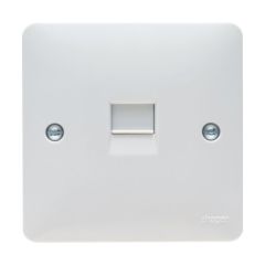 Hager WMRJ11 Sollysta Socket 1 Gang RJ11 Telephone/Data White