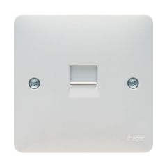 Hager WMRJ45 Sollysta 1 Gang RJ45 Data Socket White