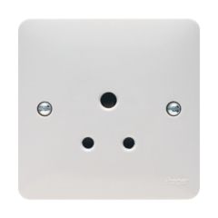 Hager WMS51 Sollysta 1 Gang 5A Unswitched Round Socket White