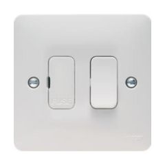 Hager WMSSU83/EF Sollysta Connection Unit DP Switched Fused Marked Extractor Fan 13A White
