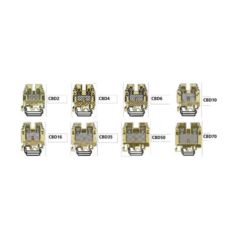 Hellerman 6mm2 DIN Rail Terminal Block Beige Pack=10