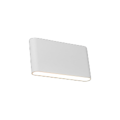 ALL LED AWL11WH/CCT Morph 9W IP65 CCT Decorative White Bi-Directional Wall Luminaire