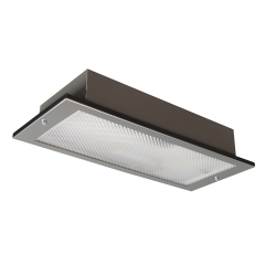 BLE EL-110402-CH 3hrM T5 LED Fully Recessed Bulkhead c/w Prismatic Diffuser Chrome