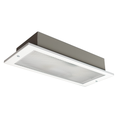 BLE EL-110402-WH 3hrM T5 LED Fully Recessed Bulkhead c/w Prismatic Diffuser White