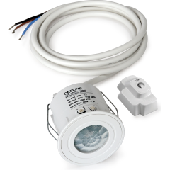 Danlers CEFLPPIR Ceiling Flush Mounted PIR Occupancy Switch Plug New Version 230V 6A (R) (F) 2A (L)