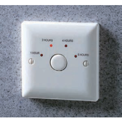 Danlers TLSWMS1246 Multi-Selectable Wall Mounted Time Delay Switch Selectable 1/2/4/6 Hours 230V 6A (R) 4A (F) 2A (L)
