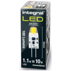 Integral ILG4NC003 G4 Bulb 110Lm 1W 2700K Non-Dimm 320 Beam Clear Integral