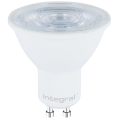 Integral ILGU10DC100 LED GU10 Classic Dimmable Lamp PAR16 Shape 55Deg 2700K 6.5W 520lm Matt White