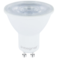 Integral ILGU10DE101 LED GU10 Classic Dimmable Lamp PAR16 Shape 55Deg 4000K 6.5W 540lm Matt White