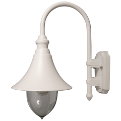 KSR KSR3300WHT Lampara E27 Downward Wall Lantern White
