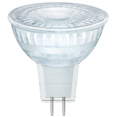 Megaman 142642E LED GU5.3 MR16 Economy Lamp Glass 36Deg IP20 4.4W 410lm 53x50mm 4000K