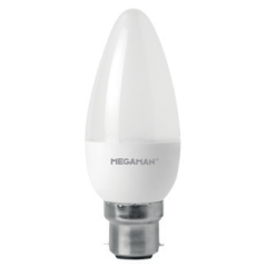 Megaman 143356E LED B22 Lamp Candle Shape 4.9W 4000K