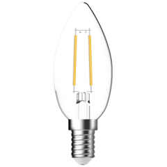 Megaman 146224E LED Filament E14 Lamp Candle Shape 4W 2700K