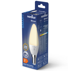 Nordlux 2170171401 LED E14 Dimmable Lamp C35 Candle Shape 360Deg Beam 4.7W 380lm 230V 2700K White