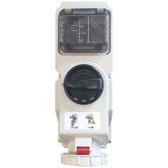 Niglon 18771 Wall Interlocking Switched 3P+E+N Socket IP66 32A 415V Red