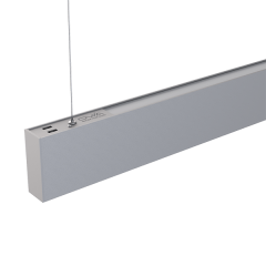 Ovia OXD442-G-MF INCEPTOR DUO 36W Down & 6W Up, Suspended Linear, 2 in 1 Dimmable & Dual CCT Switchable - Grey