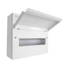 Click CUEB12 Elucian 12 Free Ways Unpopulated Consumer Unit No Devices Included 294x260x116mm Metal White