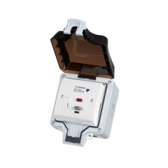 Timeguard TGV105NP Single Gang 13A Outdoor RCD Fused Spur - Passive
