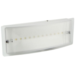 BELL 09082 Spectrum LED Emergency Mini Bulkhead IP20 Maintained/Non-Maintained 3W 240V 6500K