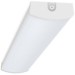 Collingwood UNL4SN Uniform Uniform 4000K 4500lm Non-Dimmable Batten 30W 4ft White Steel