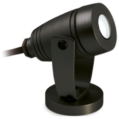 Firstlight 6403BK Waterproof LED Wall & Spike IP68 Spotlight 3W 105mm Black
