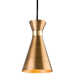Firstlight 7680AG Ohio E27 Pendant 42W Antique Gold