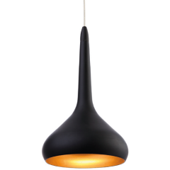 Firstlight 8613BK Bar 18 x White LEDs Inside Pendant 8W Black