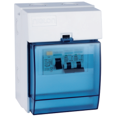 Niglon CU5GAR-A Garage DP RCD c/w 6 & 16A MCBs Consumer Unit A Type 63A 30mA Insulated