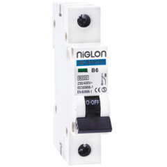 Niglon MCB6B1-25 SP B Curve MCB 25A 6kA