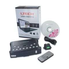 Integral ILFLRGBWA002 Controller Floodlight Rgbw Dmx - Ltech Ltsa512 - Programmable- Software Included - 99 Pre-Set Colours - Dimm & Speed Control