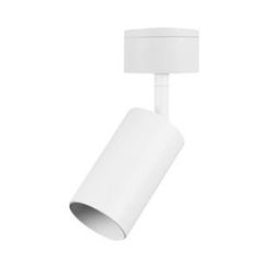 Integral ILNEV019 Accentplus Spotlight S1 56Mm Diameter 100Mm Length Gu10 Led Base Surface Mounted Adjustable White Finish