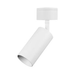 Integral ILNEV020 Accentplus Spotlight S2 65Mm Diameter 130Mm Length Gu10 Led Base Surface Mounted Adjustable White Finish