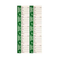 Write On Pass Test Large Self Adhesive Vinyl 42.5x32.5mm Pack=50