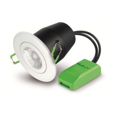 JCC JC010023/BK Fireguard GU10 Unlamped Downlight Tilt IP20 Black