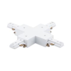 JCC JC14007WH Mainline Mains IP20 4-Way Track Connector White