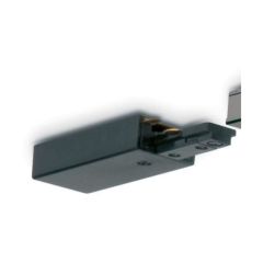 JCC JC14013BLK Mainline Mains IP20 84mm Track End Power Feed Black