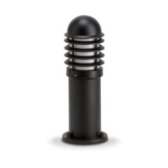 JCC JC39201BLK NiteLED™ IP44 Short Louvred Bollard Unlamped E27 Black