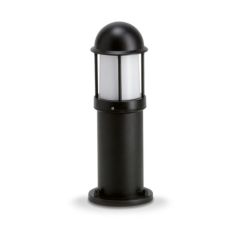 JCC JC39211BLK NiteLED™ IP44 Short Plain Bollard Unlamped E27 Black