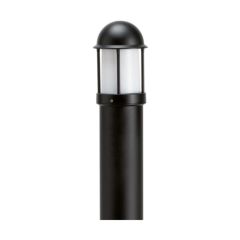 JCC JC39213BLK NiteLED™ IP44 Tall Plain Bollard Unlamped E27 Black