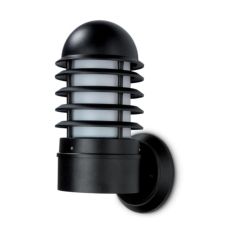 JCC JC39222BLK NiteLED™ Mains IP44 Louvred Wall Light E27 Black