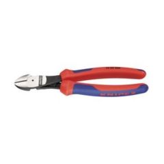 Knipex 74 02 200 High Leverage Diagonal Side Cutter With Comfort Grip Handles 200mm