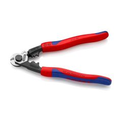 Knipex 190mm T Wire Forged Wire Rope Cutters c/w Heavy Duty Handles