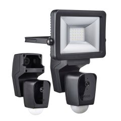 Timeguard 20W LED Floodlight with Camera 4000K 2350lm Black LEDPROCAMKIT