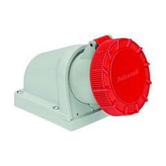 Lewden 509236 topTER 3P+E 32A 415V IP67 Industrial Socket Red