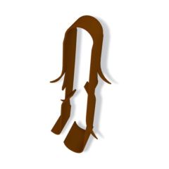 Linian 1LCBR002 NanoClip 2mm Brown Pk=100