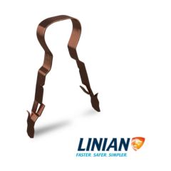Linian 1LCCP682 Fire Clip Double 6-8mm Pk=100