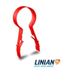 Linian 1LSR2022 Cable Clip 20-22mm Red Pk=25