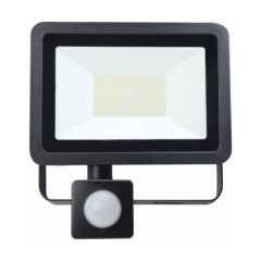 Lumineux 430021-PIR Lifford Floodlight AC 80W 4000K Black PIR