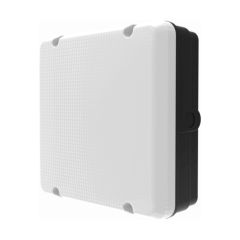 Lumineux 430160-BL-M3-MW Pebley LED Utility Square Bulkhead 12W 3CCT Black M3 & MW
